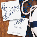 Anchor Baby Dusche Danke Karte<br><div class="desc">Ankerdusche Nautical Baby Danke Karte</div>