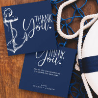 Anchor Baby Dusche Nautical Navy Blue
