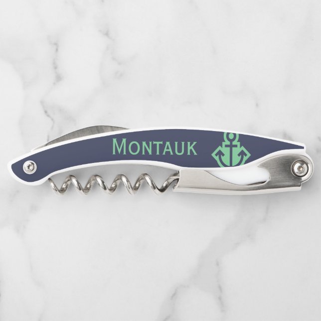 Anchor-Brautparty-Geschenk Kellnermesser (Rückseite)