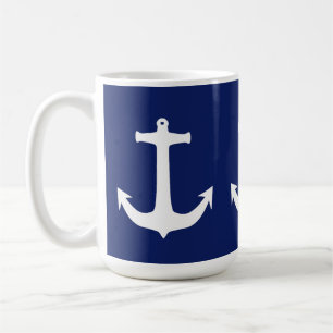 Anchor Captain Sail Sailing Maritime Kaffeetasse
