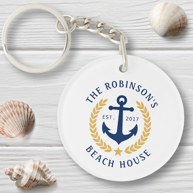 Anchor Gold Laurel Star 2 Seite Schlüsselanhänger (Von Creator hochgeladen)