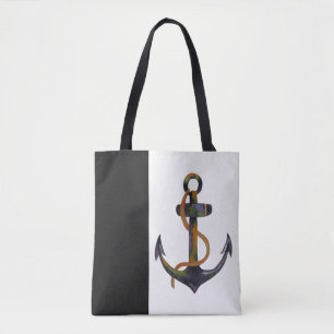 ANCHOR mit Seil - Aquarellmalerei