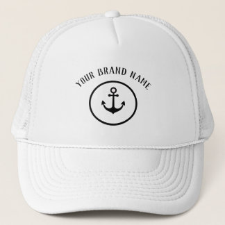 Anchor-Monogramm-individuelle Name Truckerkappe