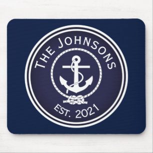 Anchor Nautical Siegel Mousepad