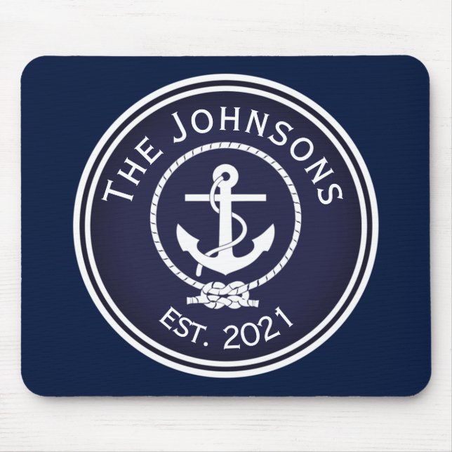 Anchor Nautical Siegel Mousepad (Vorne)