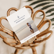 ANCHOR NAUTICAL WEDD Foto SAVE THE DATE