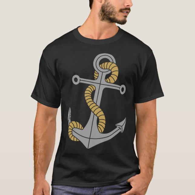 Anchor Sailboat Nautical Sailor Anchor Sailing T-Shirt (Vorderseite)