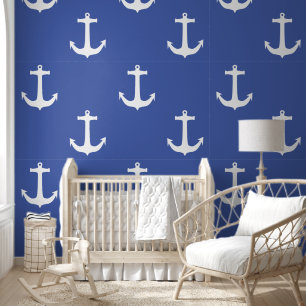 ANCHOR Silhouette - nautische Gestaltung 1 Tapete