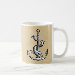 Anchor und Dolphin - Festina Lente Tasse