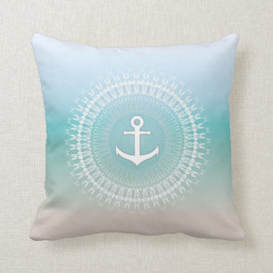 Anchor und Mandala Maritim Modern Kissen