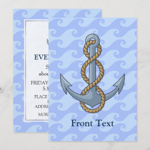 Anchor with Rope Einladung