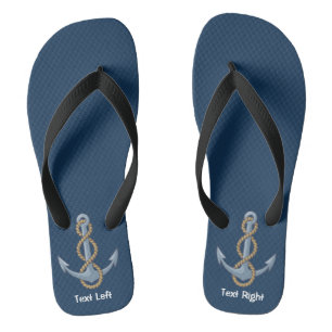 Anchor with Rope Flip Flops