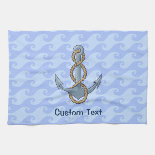 Anchor with Rope Geschirrtuch