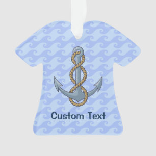 Anchor with Rope Ornament