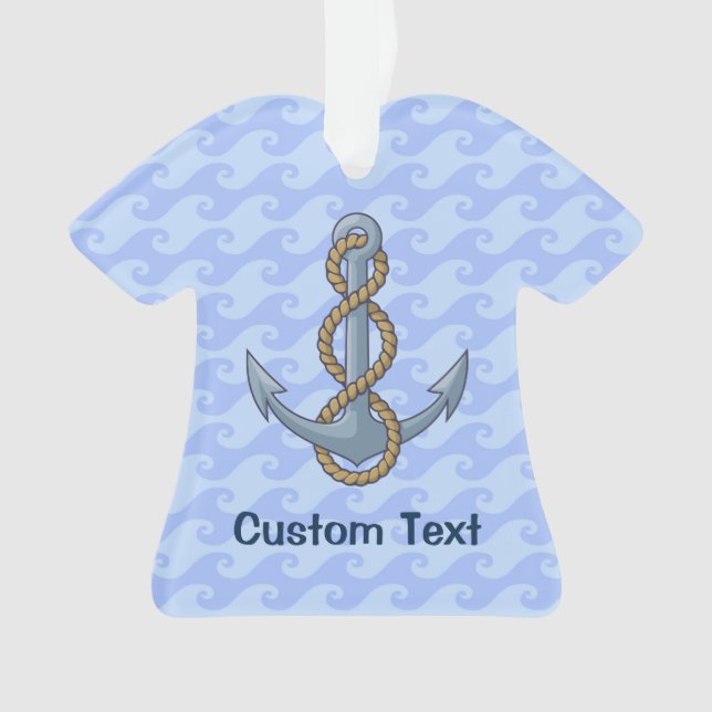 Anchor with Rope Ornament (Vorderseite)