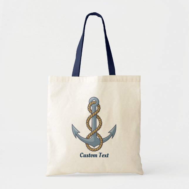 Anchor with Rope Tragetasche (Vorne)