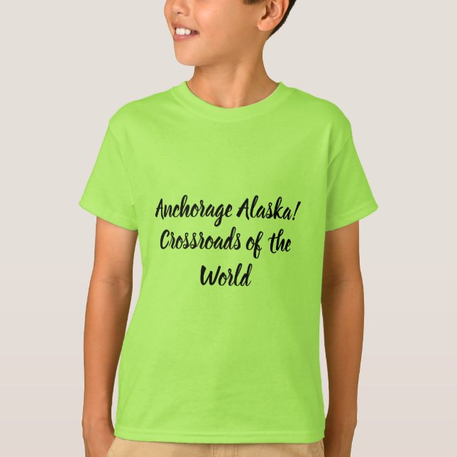Anchorage Alaska Crossroads T-Shirt (Vorderseite)