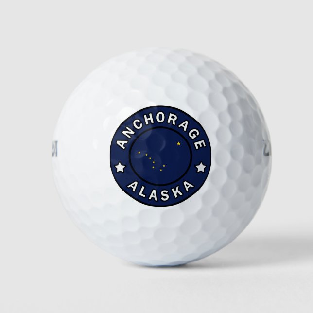 Anchorage Alaska Golfball (Vorderseite)