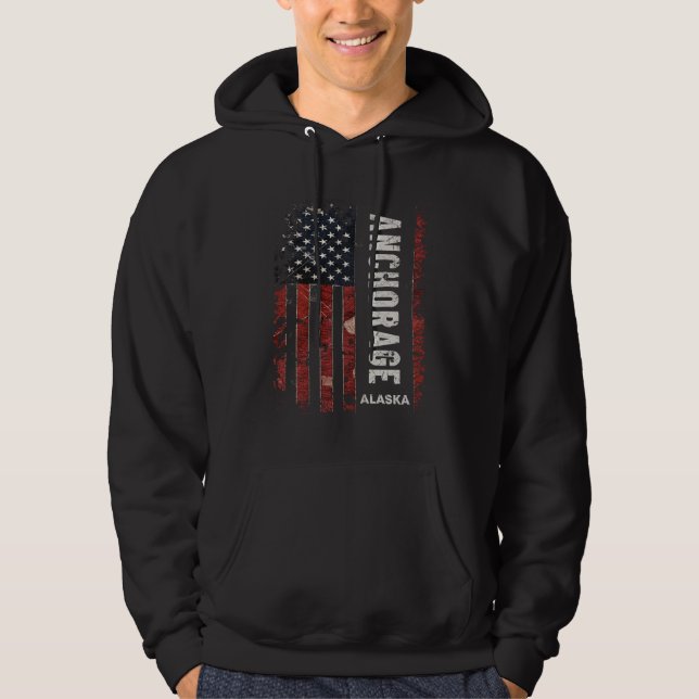 Anchorage Alaska Hoodie (Vorderseite)