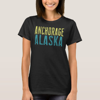 Anchorage Alaska Pazifikküste gestapelt T-Shirt