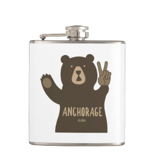 Anchorage Alaska Peace Bear Flachmann