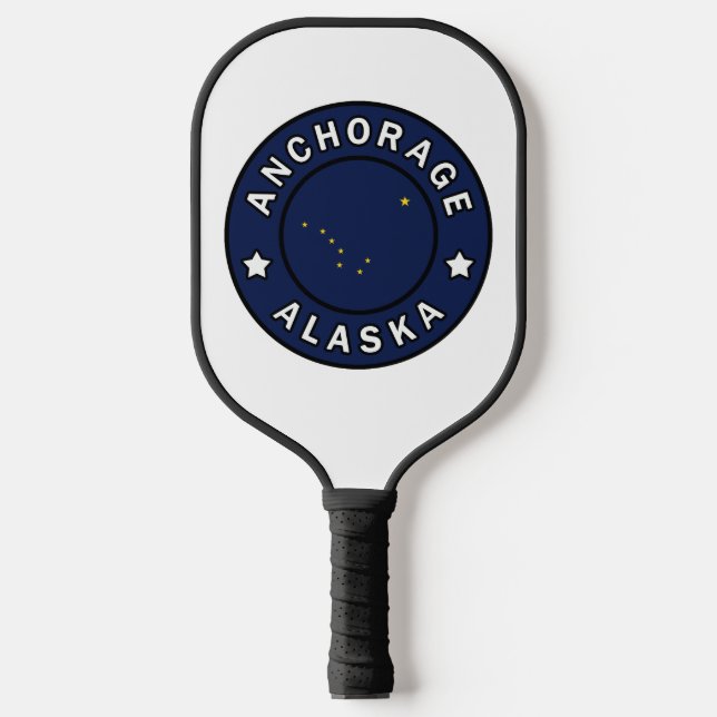 Anchorage Alaska Pickleball Schläger (Vorderseite)