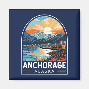Anchorage Alaska Reisemöglichkeiten Magnet