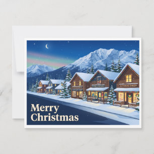 Anchorage Alaska Souvenir Feiertagskarte