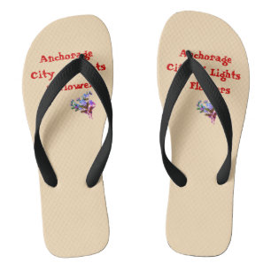 Anchorage Stadt der Lichter und Blumen Flip Flops