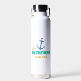 Anchored in Christ Tumbler with Hebrews 6:19 Trinkflasche