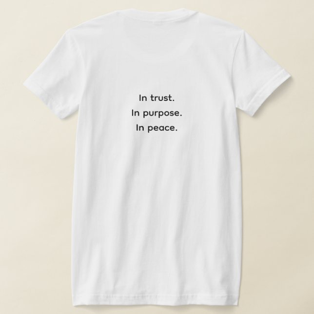 ANCHORED – Minimalist Healing Affirmation Shirt (AblageHinten)