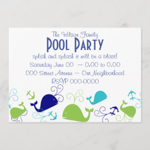 Anchors-a-Whale Einladung