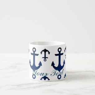 Anchors Ahoy Nautical Espressotasse