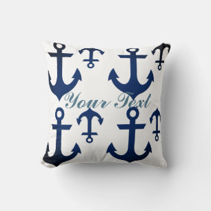 Anchors Ahoy Nautical Kissen