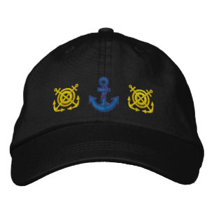 Anchors Away Bestickte Baseballkappe