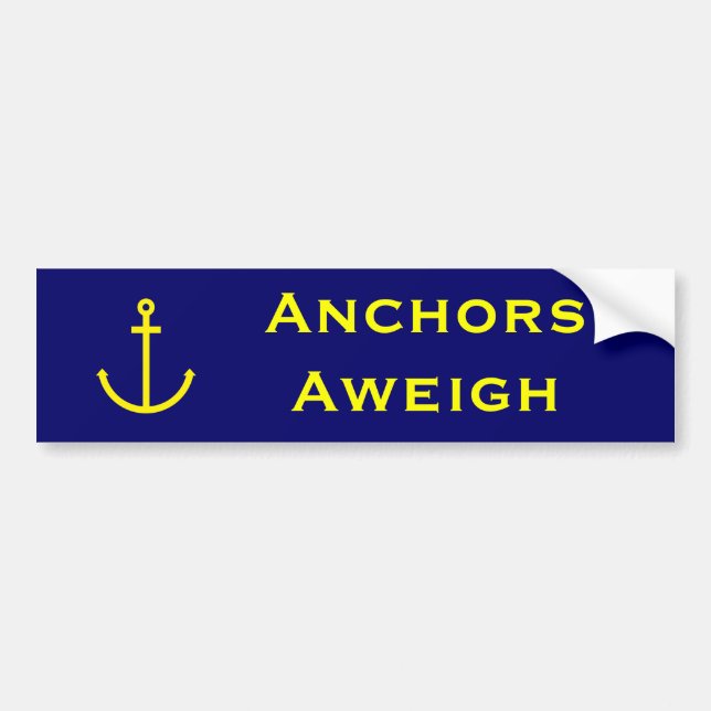 Anchors Aweigh Autoaufkleber (Vorne)