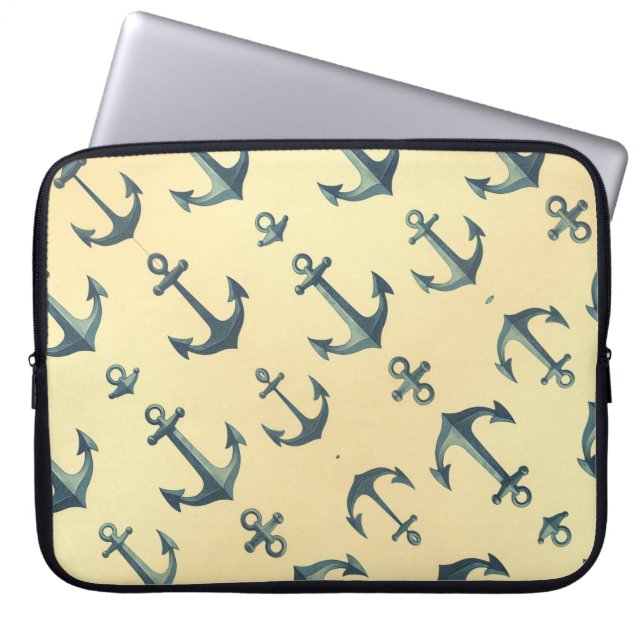 Anchors Aweigh Laptopschutzhülle (Vorderseite)