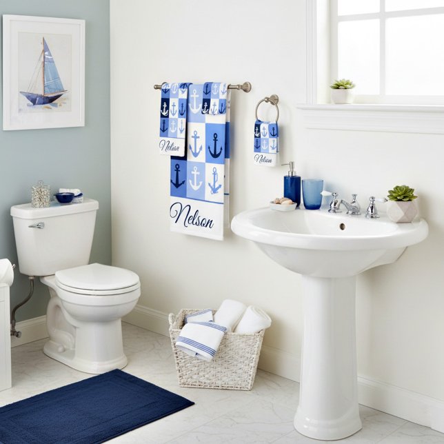 Anchors personalized bath towel set (Von Creator hochgeladen)