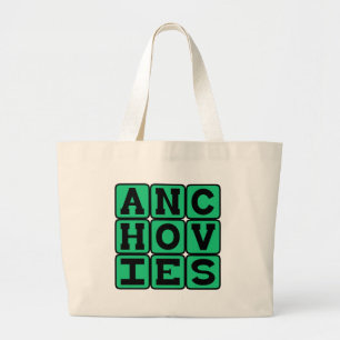 Anchovis, leckere Salatbeilage Jumbo Stoffbeutel