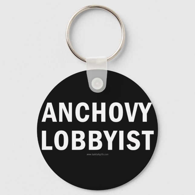 Anchovy Lobbyist Schlüsselanhänger (Vorderseite)