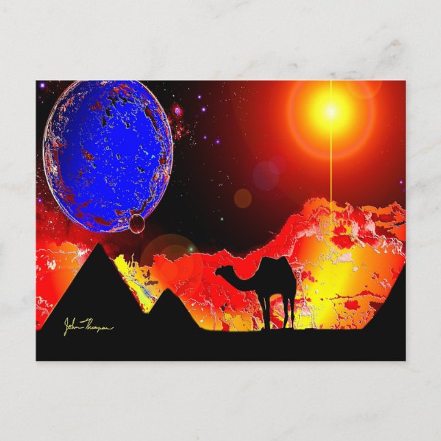 Ancient Alien Ruins Post Card Postkarte (Vorderseite)