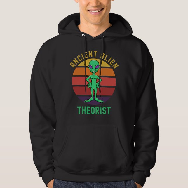 Ancient Alien Theorist Hoodie (Vorderseite)