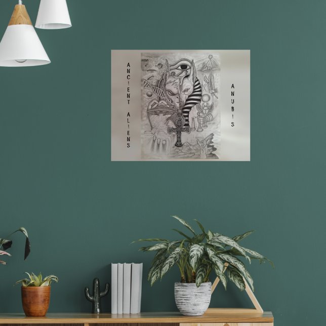 Ancient Aliens , Anubis Poster (Wohnzimmer 1)