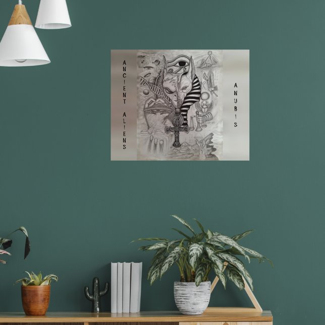 Ancient Aliens, Anubis Poster (Wohnzimmer 1)