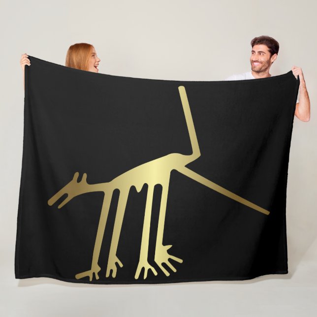 Ancient Animals - Gold Geoglyph Animal Fleecedecke (Beispiel)