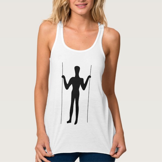 Ancient Art Long Man of Wilmington Tank Top (Vorderseite)