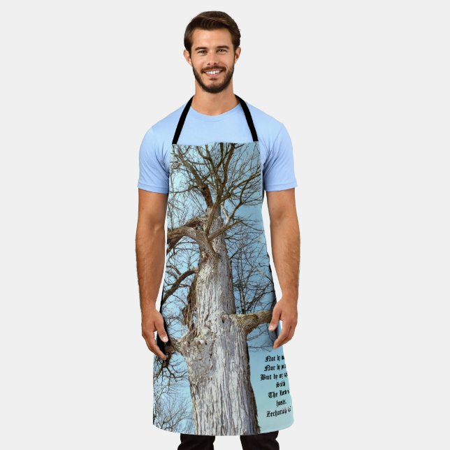 Ancient Ash Zechariah 4:6 Schürze (Getragen)