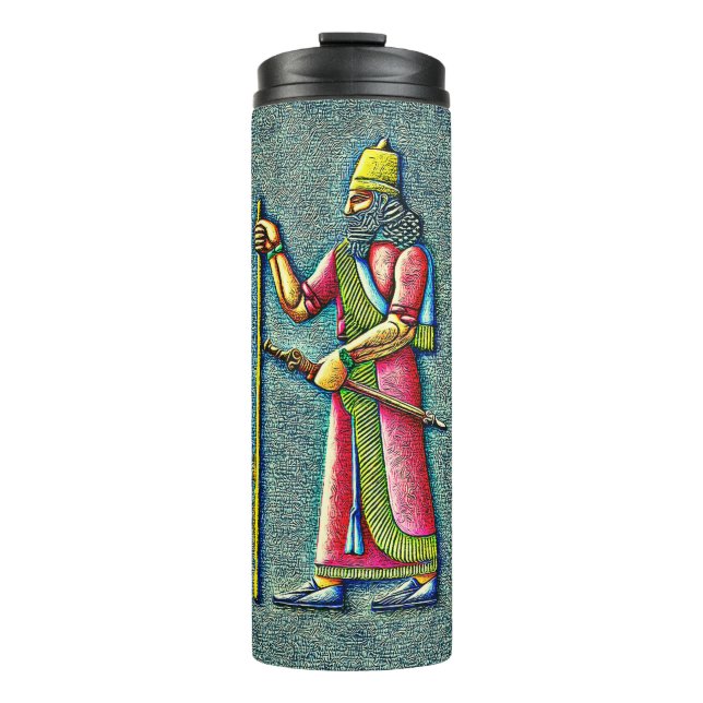 Ancient Assyria Thermal Tumbler Thermosbecher (Vorderseite)
