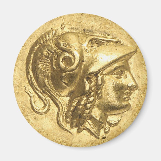 Ancient Athena Coin Magnet (Vorne)