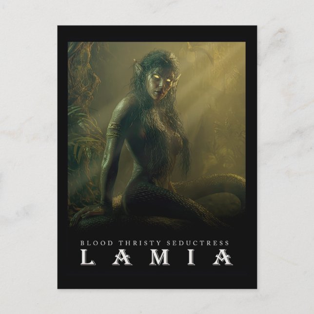Ancient Beast & Creatures: LAMIA Postcard Postkarte (Vorderseite)